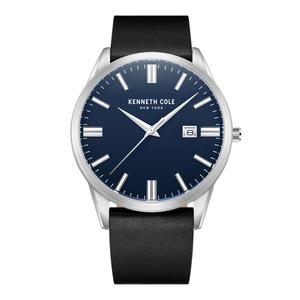 Mens Kenneth Cole(R) New York Black/Blue Dial Watch - KCWGB2233601
