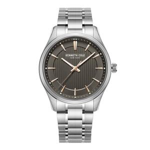 Mens Kenneth Cole(R) New York Silver/Grey Dial Watch - KCWGG2234503