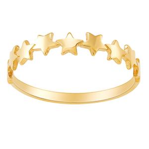 Gold Classics(tm) 14kt. Polished Yellow Gold Star Statement Ring