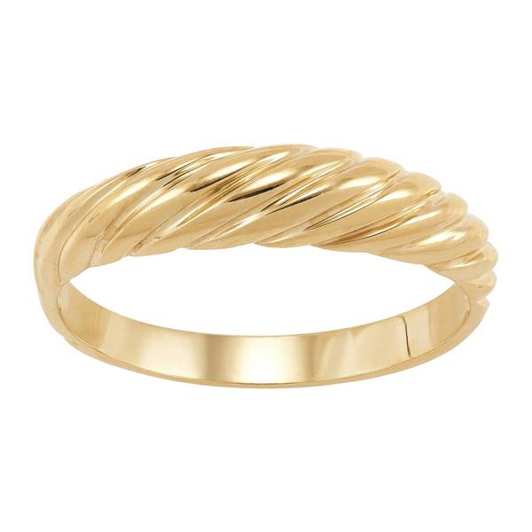 Gold Classics(tm) 14kt. Yellow Gold Dome Croissant Statement Ring