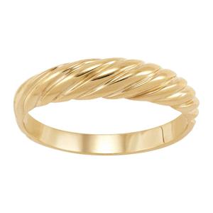 Gold Classics(tm) 14kt. Yellow Gold Dome Croissant Statement Ring