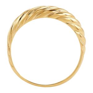 Gold Classics(tm) 14kt. Yellow Gold Dome Croissant Statement Ring alternate view