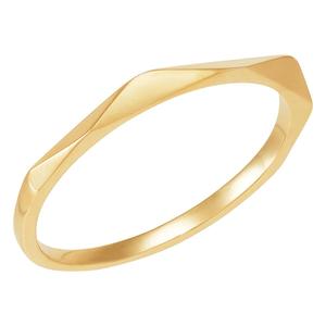 Gold Classics(tm) 10kt. Yellow Gold Wavy Wedding Band Ring alternate view