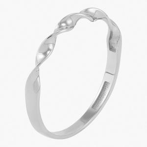 Gold Classics(tm) 10kt. White Gold Polished Twisted Band Ring alternate view