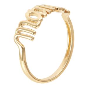 Gold Classics(tm) 10kt. Yellow Gold Polished Mama Statement Ring alternate view