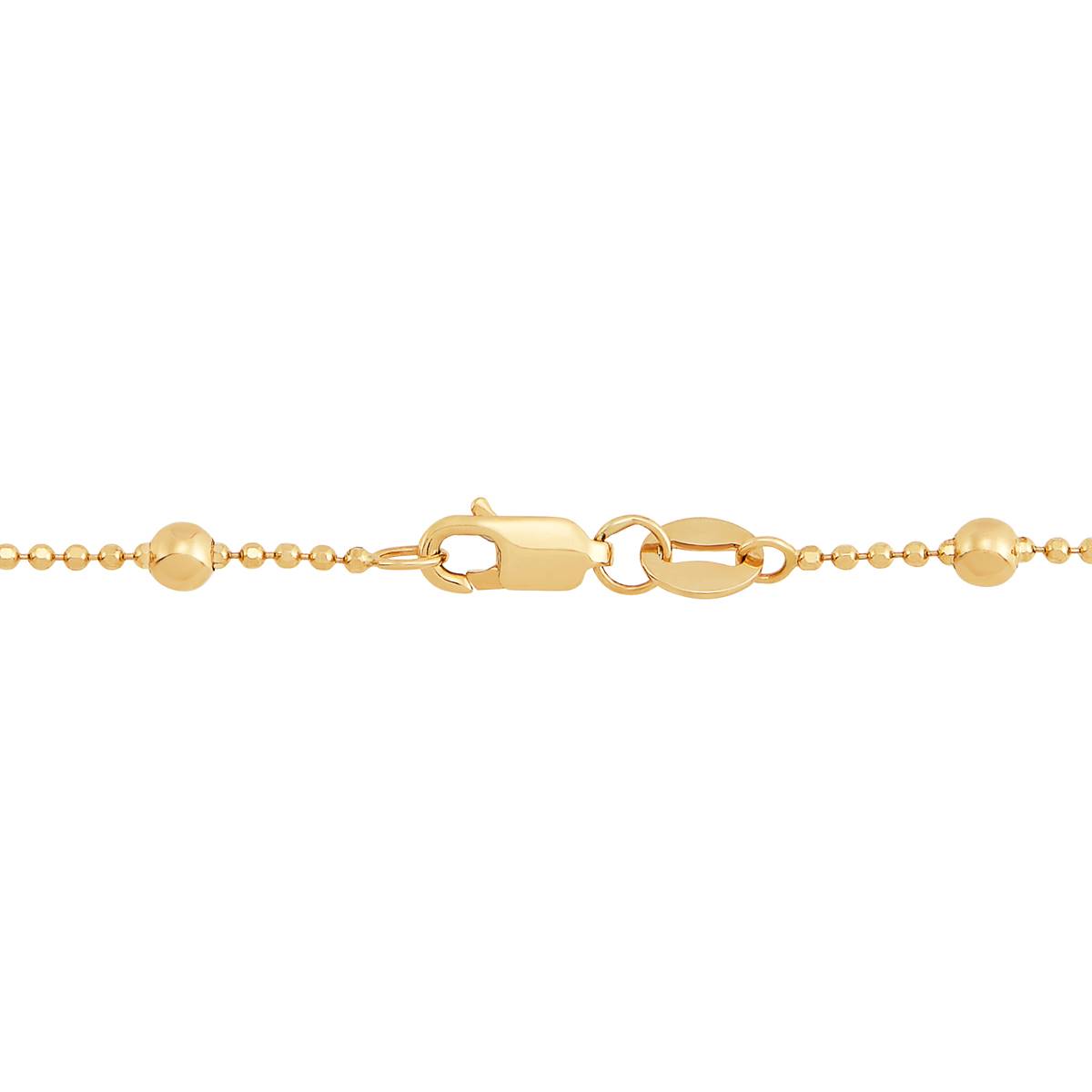 Gold Classics(tm) 14kt. Yellow Gold Polished Beaded Rosary Necklace