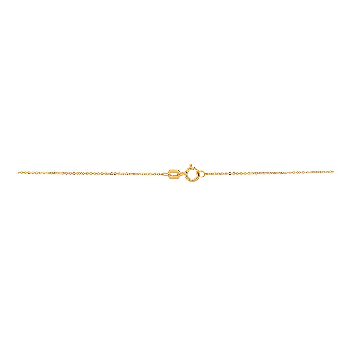 Gold Classics(tm) 14kt. Yellow Gold Cable Chain Starburst Pendant