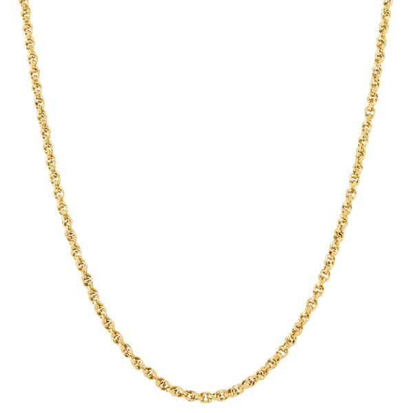 Gold Classics(tm) 10kt. Yellow Gold Multi Links Rolo Chain Necklace