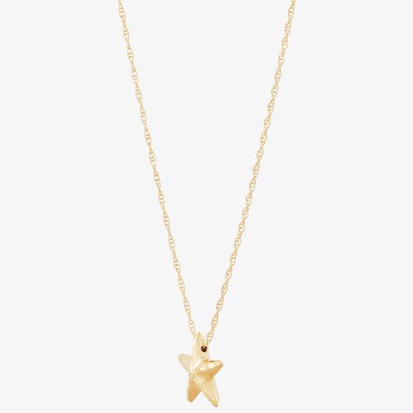 Gold Classics(tm) 10kt. Yellow Gold Starfish Pendant Necklace alternate view