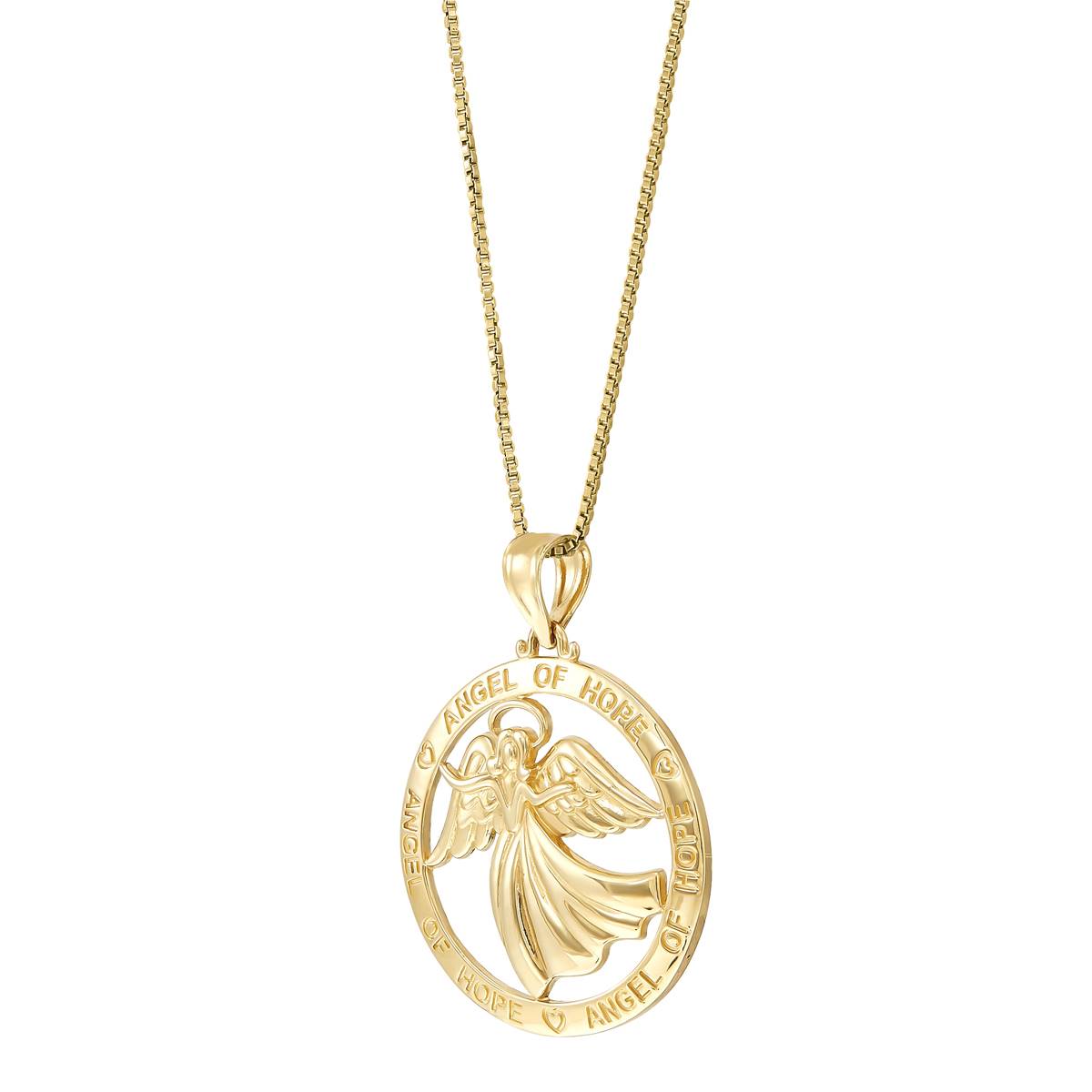 Gold Classics(tm) 10kt. Yellow Gold Angel Pendant