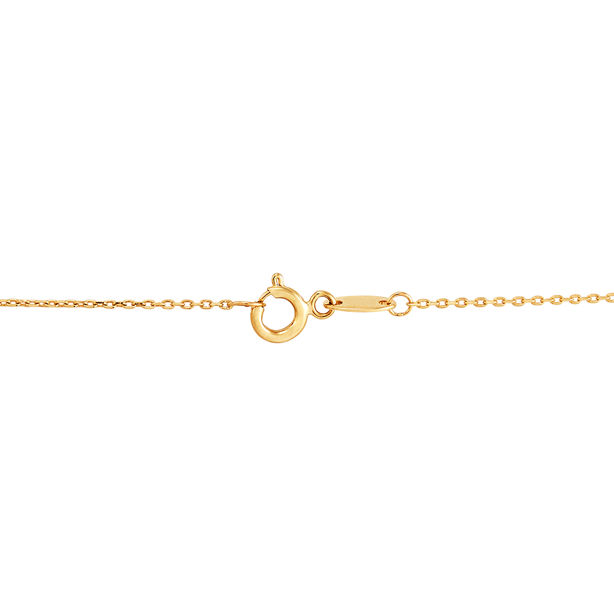 Gold Classics(tm) 10kt. Yellow Gold Sideways Cross Chain Necklace