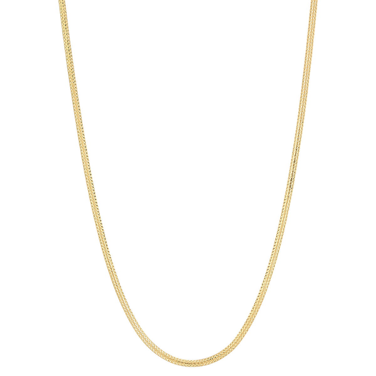 Gold Classics(tm) 10kt. Yellow Gold Herringbone Link Chain Necklace