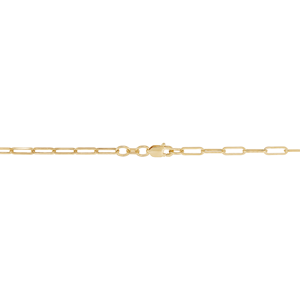 Gold Classics(tm) Yellow Gold Paperclip Chain Necklace