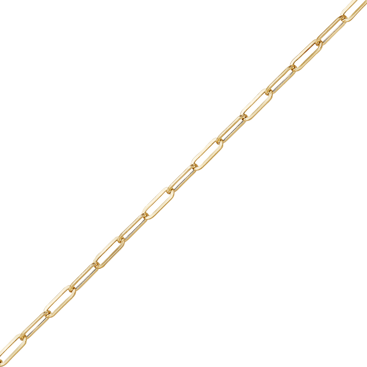 Gold Classics(tm) Yellow Gold Paperclip Chain Necklace