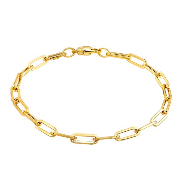 Gold Classics(tm) 10kt. Yellow Gold Paperclip Chain Bracelet