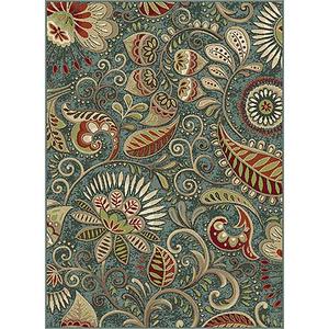 Tayse Capri Giselle Seafoam Accent Rug - 2x3'