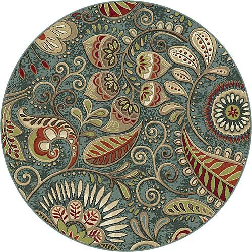 Tayse Capri Giselle Seafoam Area Rug - 5'3