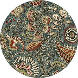 Tayse Capri Giselle Seafoam Area Rug - 5'3