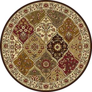 Tayse Elegance Cambridge Multi Round Area Rug - 5'3