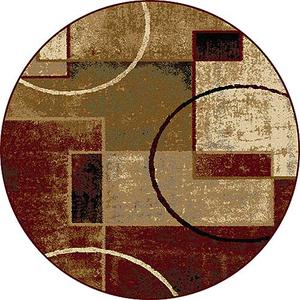 Tayse Festival Andrew Multi Round Area Rug - 5'3