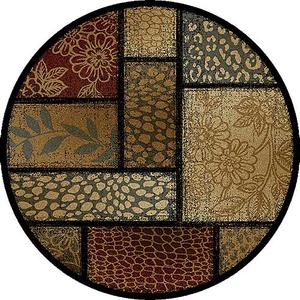 Tayse Impressions Sahara Multi Round Area Rug - 5'3