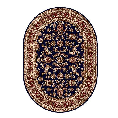 Tayse Sensation Sariya Oval Area Rug - Navy Blue