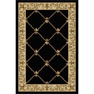 Tayse Sensation Orleans Accent Rug - Black