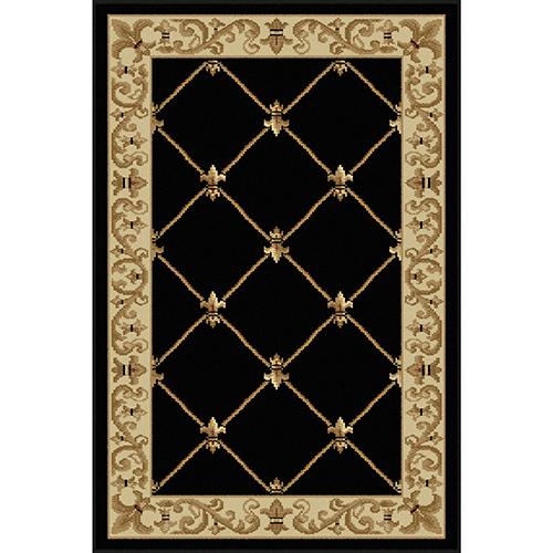 Tayse Sensation Orleans Accent Rug - Black