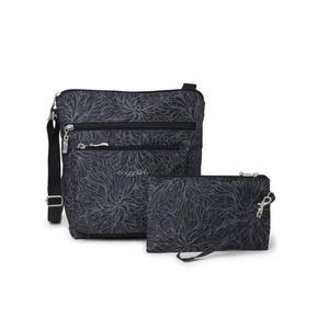 Baggallini(R) Legacy Pocket Floral Crossbody w/RFID