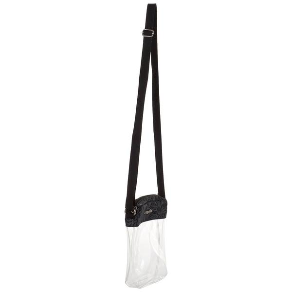 Baggallini(R) Clear Stadium Explorer Crossbody - Midnight Blossom alternate view