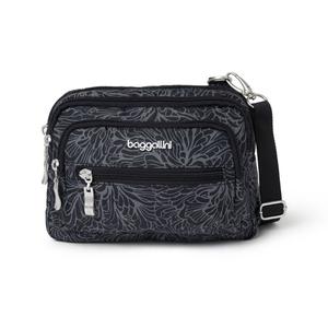 Baggallini(R) Legacy Triple Zip Convertible Floral Crossbody