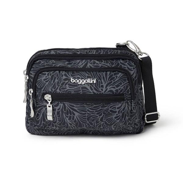 Baggallini(R) Legacy Triple Zip Convertible Floral Crossbody