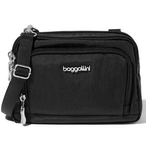 Baggallini(R) Triple Zip with Front Wallet Crossbody