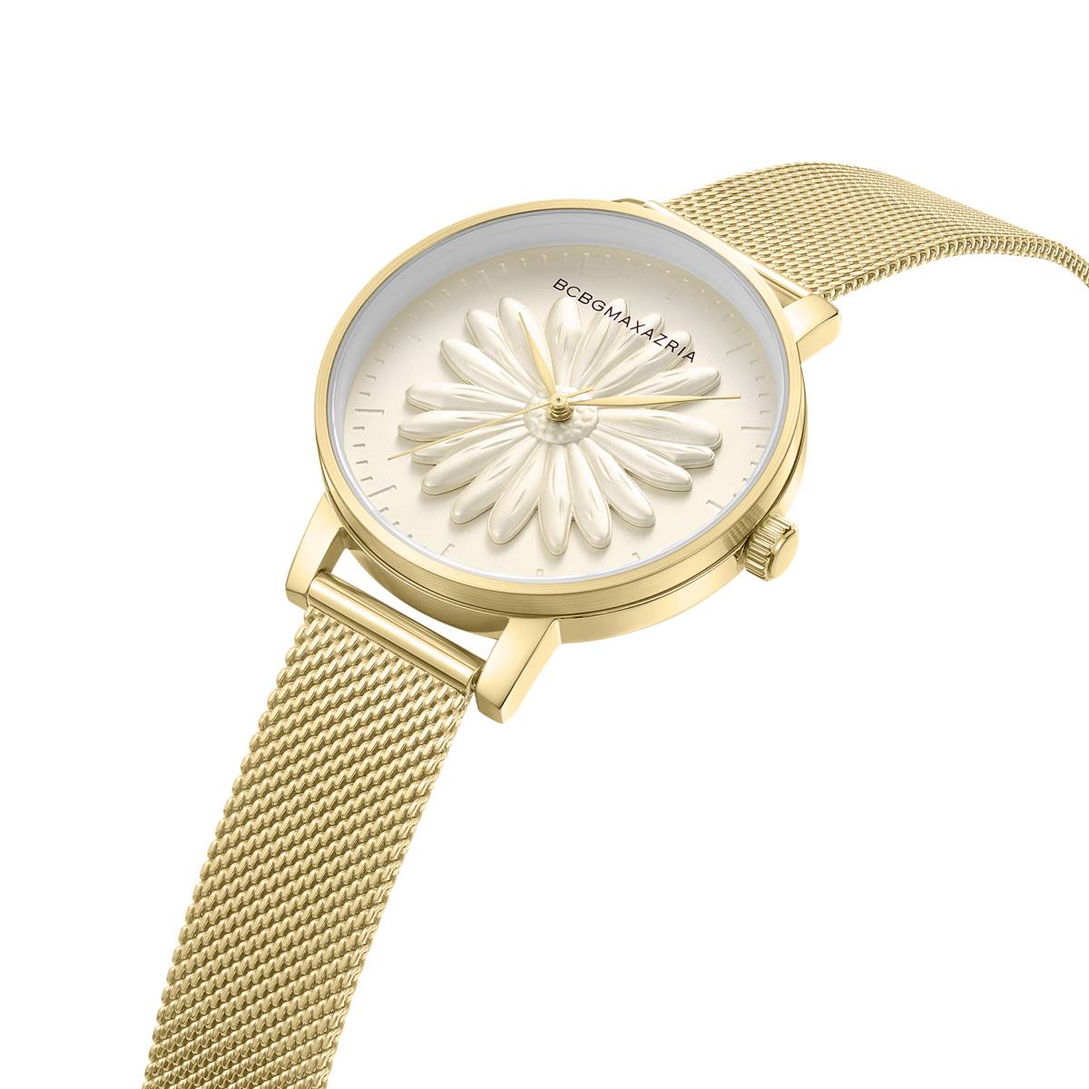 Womens BCBG Maxazria Gold/Champagne Dial Watch-BAWLG0002001
