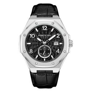 Mens Kenneth Cole(R) New York Black Automatic Watch - KCWGX0059001