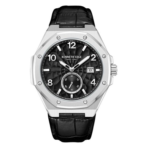 Mens Kenneth Cole(R) New York Black Automatic Watch - KCWGX0059001
