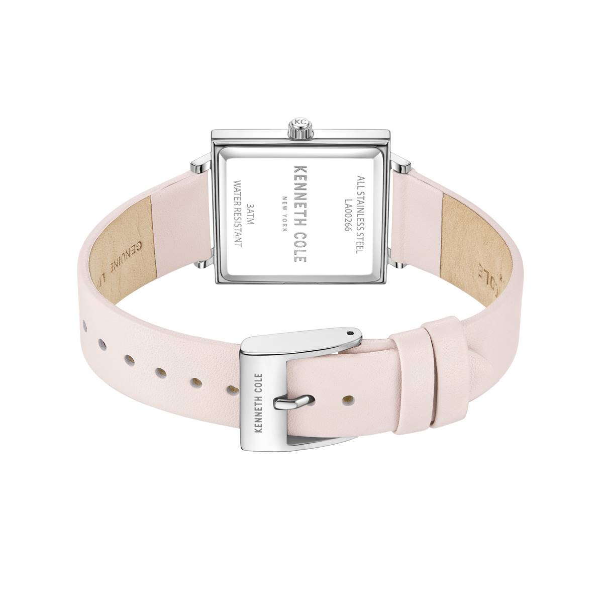 Womens Kenneth Cole(R) Classic Pink Leather Watch - KCWLA0026602