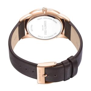 Mens Kenneth Cole(R) Rose Gold Warm Grey Dial Watch - KCWGA2122904 alternate view