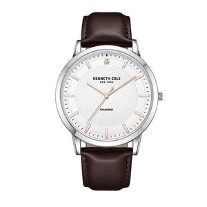 Mens Kenneth Cole(R) Silver-Tone Textured Dial Watch - KCWGA2271401 alternate view
