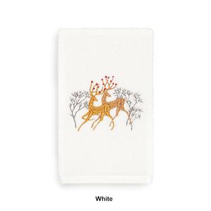 Linum Home Textiles Christmas Deer Pair Hand Towel alternate view