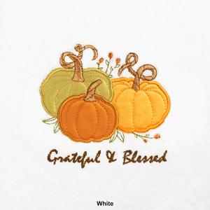 Linum Home Textiles Grateful & Blessed Embroidered Hand Towel alternate view