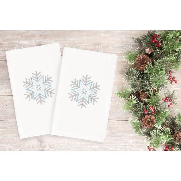 Linum Home Textiles Christmas Crystal Hand Towel Set Of 2 alternate view