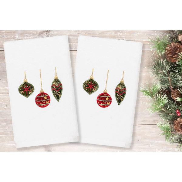 Linum Home Textiles Christmas Ornaments Hand Towels - Set Of 2 alternate view