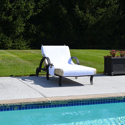 Linum Standard Size Chaise Lounge Cover W/ Side Pockets