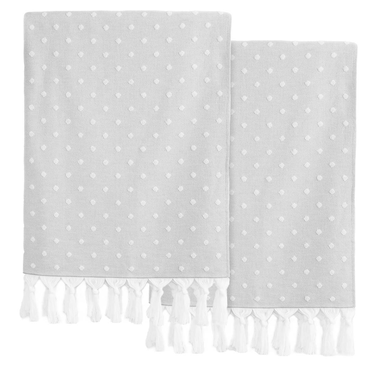 Linum Home Textiles Ephesus Dot Pestemal Beach Towel - Set Of 2