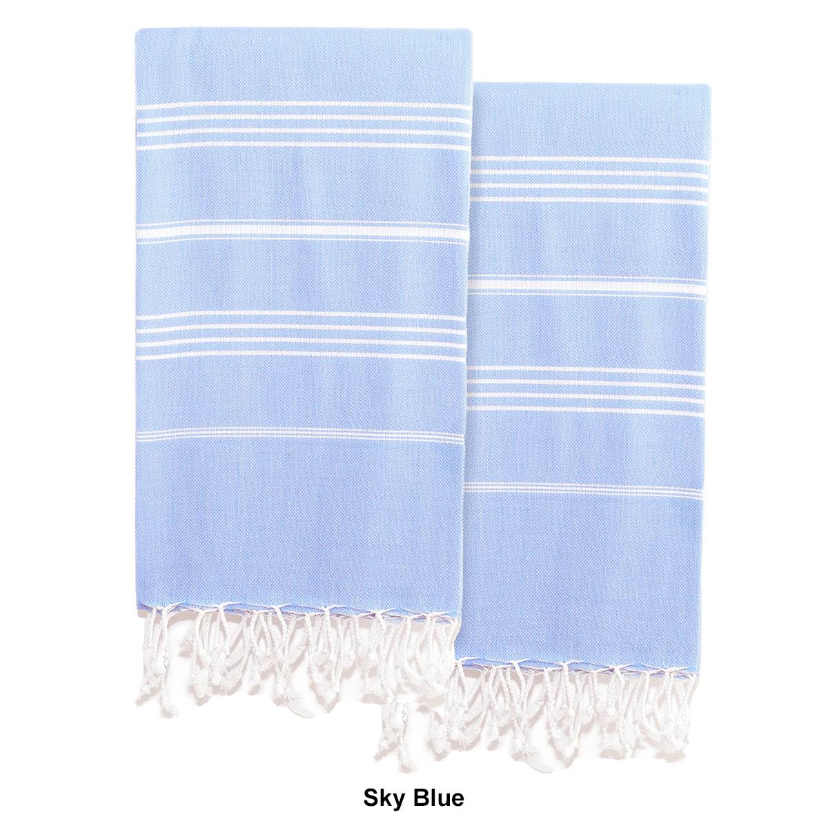 Linum Home Textiles Lucky Pestemal Beach Towel - Set Of 2