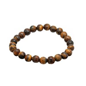 Mens Brown Beaded Bracelet alternate view
