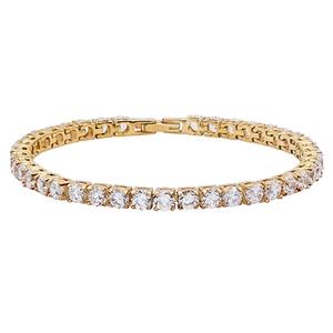 18kt. Gold Plated Classic Tennis Bracelet