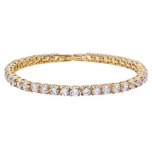 18kt. Gold Plated Classic Tennis Bracelet