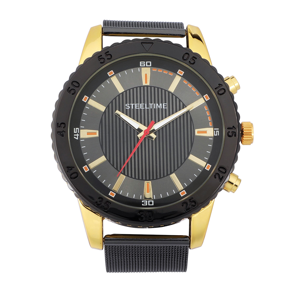 Mens Steeltime Two-Tone Watch - C6-019-W